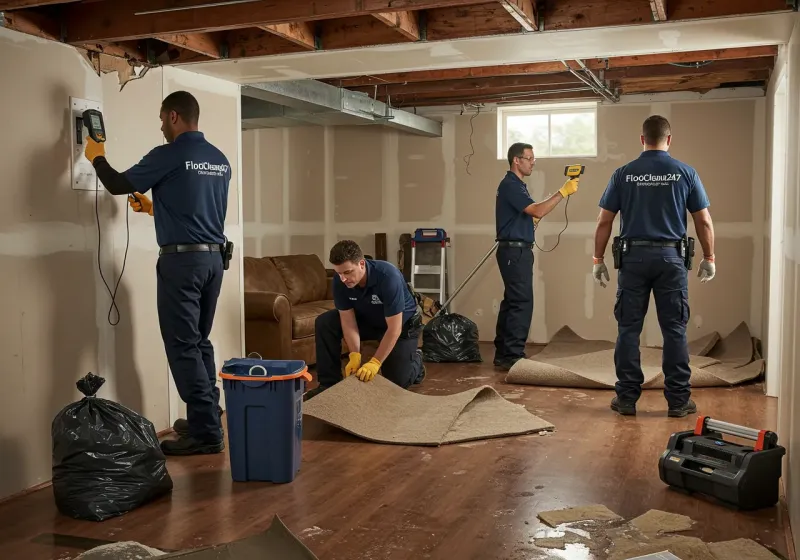 Flood DamageMaterial Assessment and Debris Removal process in Tool, TX